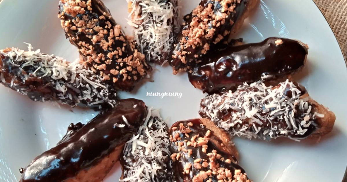 Resep Pisang Goreng Toping Coklat Oleh Niung Niung Cookpad