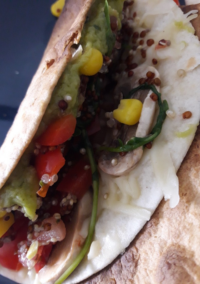 Una foto de Quesadillas vegetarianas con mix de quinoa