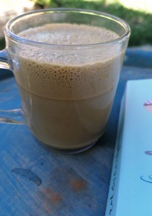 Une photo de Café crème frappée