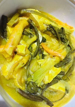 A picture of Sinigang Salmon Strip sa Miso.