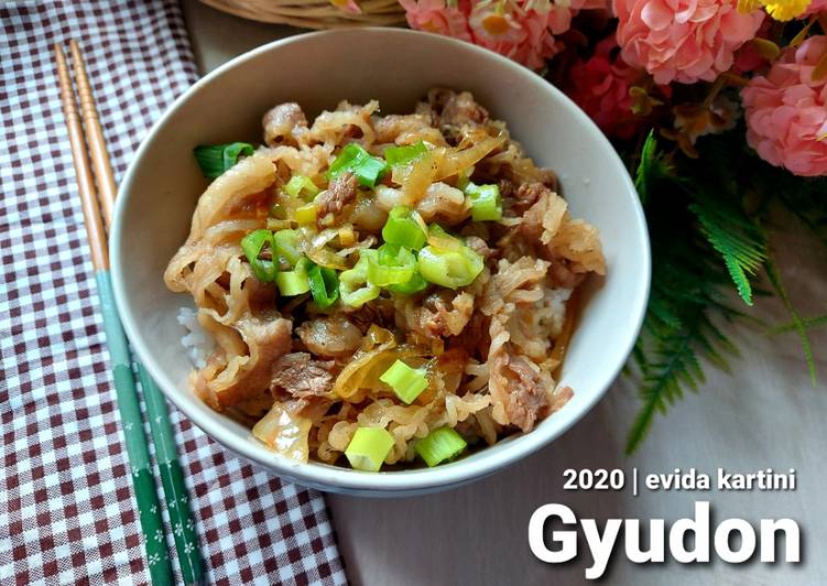 Resep Gyudon (Gyuniku Donburi) Anti Ribet