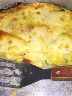 Una foto de Tarta de zapallitos y queso