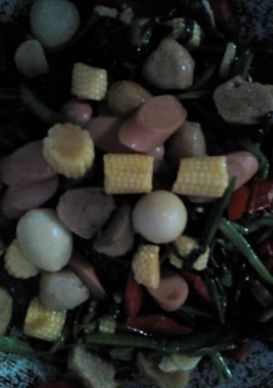 Foto resep Cah Kangkung Cemplang-cemplung 