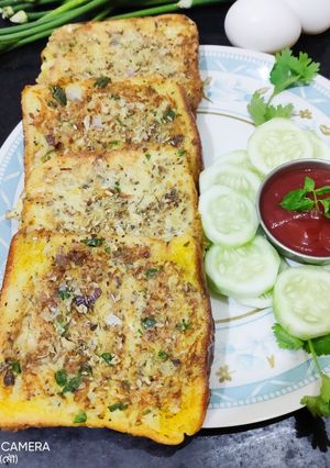ফ্রেঞ্চ টোস্ট (French toast recipe in Bengali) রেসিপির প্রধান ছবি