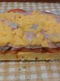 Fainá de Polenta sobrante, al sartén, tipo pizza, sin tacc!