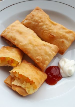 Foto resep 21. Pangsit goreng isi sayur