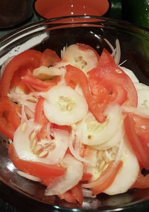 Una foto de Ensalada de pepino