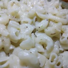 A picture of Cheesy Macaroni Pasta.