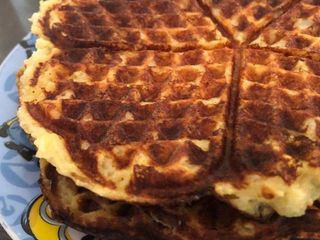Mashed potato waffles