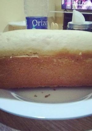 Una foto de Budín de vainilla relleno