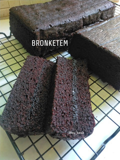 Foto resep 284. BRONKETEM : Brownies Kukus Ketan Hitam/Item