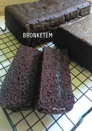 Foto resep 284. BRONKETEM : Brownies Kukus Ketan Hitam/Item