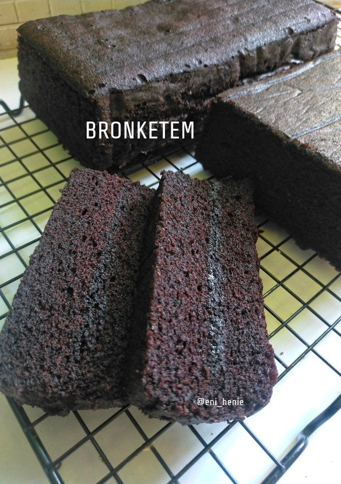 Foto resep 284. BRONKETEM : Brownies Kukus Ketan Hitam/Item