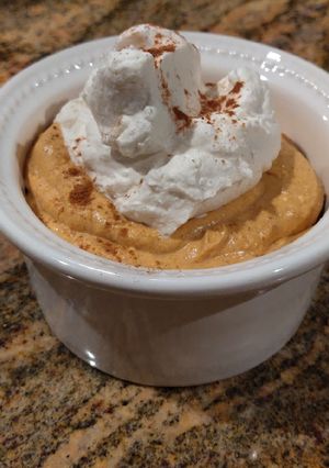 A picture of Pumpkin Mousse-Keto.