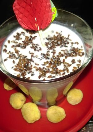 A picture of Oats n Apricots Thandai.