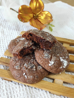 Foto di Biscotti morbidi al cioccolato fondente