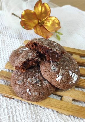 Foto di Biscotti morbidi al cioccolato fondente