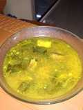 Lempah kuning daging daun kedondong (khas bangka)