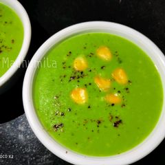 Creamy and Spicy Spinach Soup A picture of Creamy and Spicy Spinach Soup.