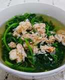 Canh rau dền nấu tôm 🦐