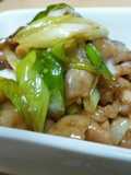 Stir-Fried Pork and Green Onions with Oyster Sauce