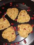 Otas and walnut heart cookies