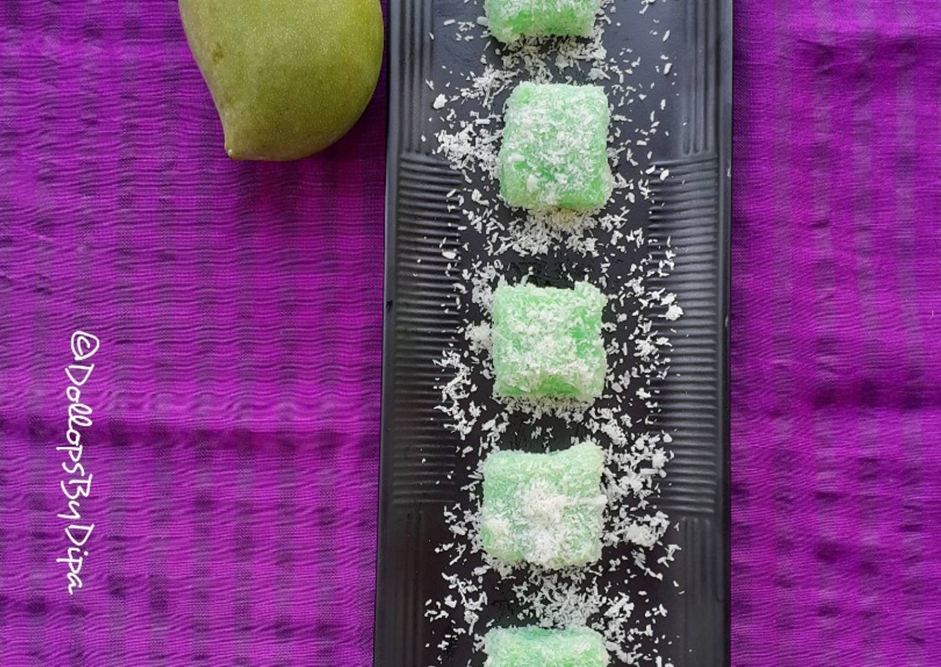 Raw Mango Jelly Bites