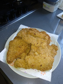 Una foto de Pollo rebozado con salvado de avena