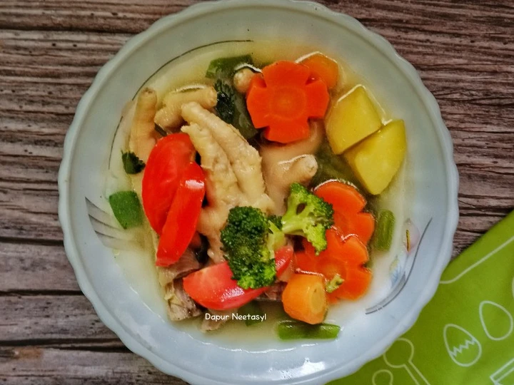 Langkah Gampang Membuat Resep Soup Ceker Ayam yang Bikin Ngiler Anti Ribet, Uenak Banget