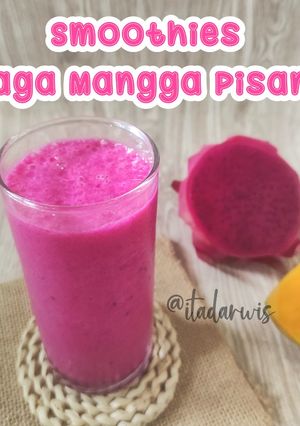 Foto resep Smoothies Naga Mangga Pisang