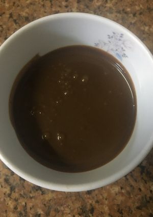 صورة لوصفة صلصة شوكولاته شهيه 😋😍