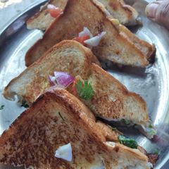 A picture of Grilled egg mayo sandwich.