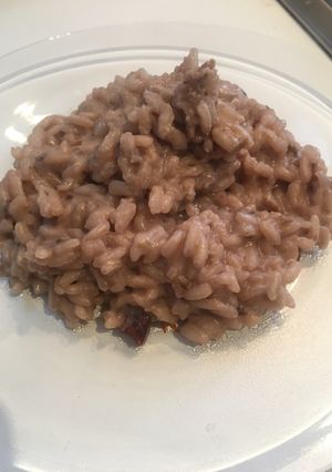 Foto di Risotto radicchio e speck