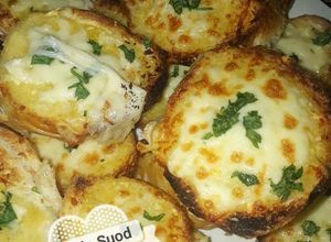 صورة لوصفة خبز الثوم بالموزاريلا 😋 مقرمشات لذيذة