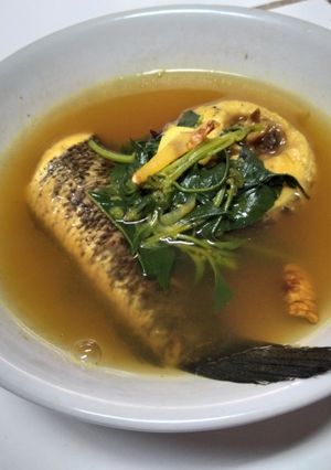 Foto resep Sup pindang ikan gabus bumbu iris