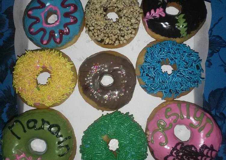 Donat homemade menul, lembut, dan kenyal (untung buat dijual)