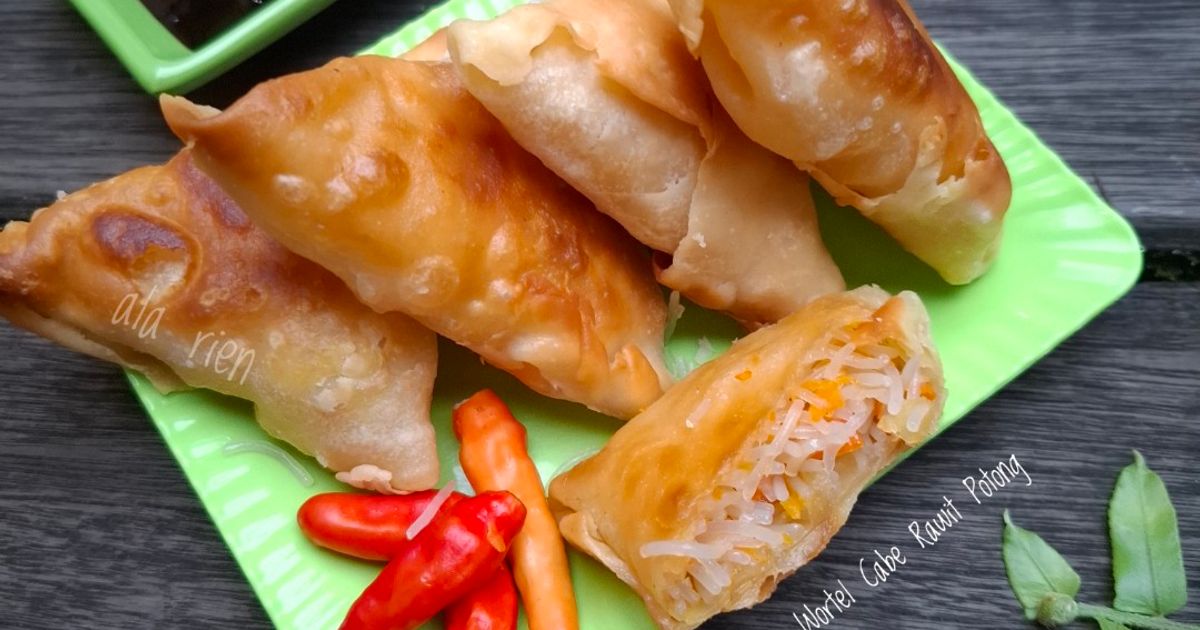 Martabak Bihun Wortel Cabe Rawit Potong