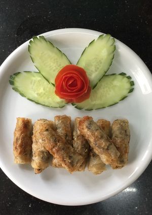 Hình của món Nem rán.
