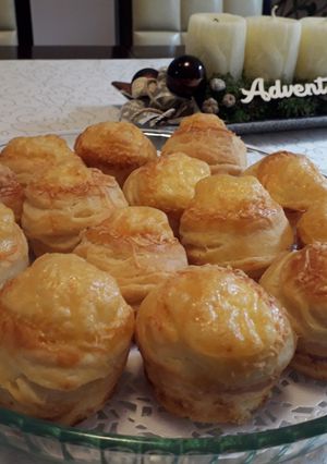 Sajtos muffin recept fotója