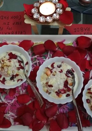 A picture of Fruit Ball Rabdi.