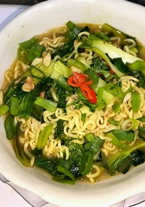Foto resep Mie Instan Godog Sayur