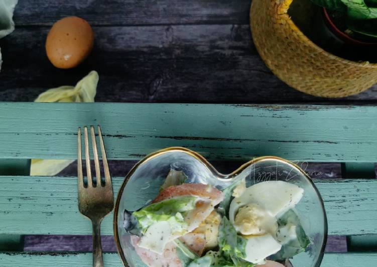 Resep Salad Telur Rebus yang Menggugah Selera