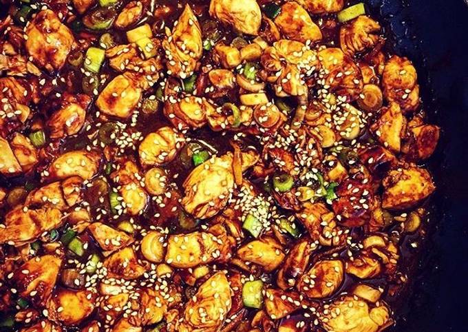 Recipe of Award-winning Spring onion and ginger chicken