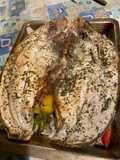 Boga al horno con vegetales