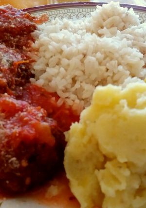 Una foto de Albóndigas de berenjenas