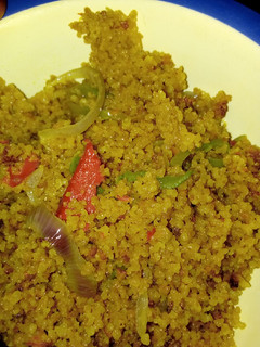 A picture of Fried couscous.