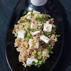 A picture of Broken wheat pulao.