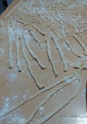 Una foto de Fideos casero
