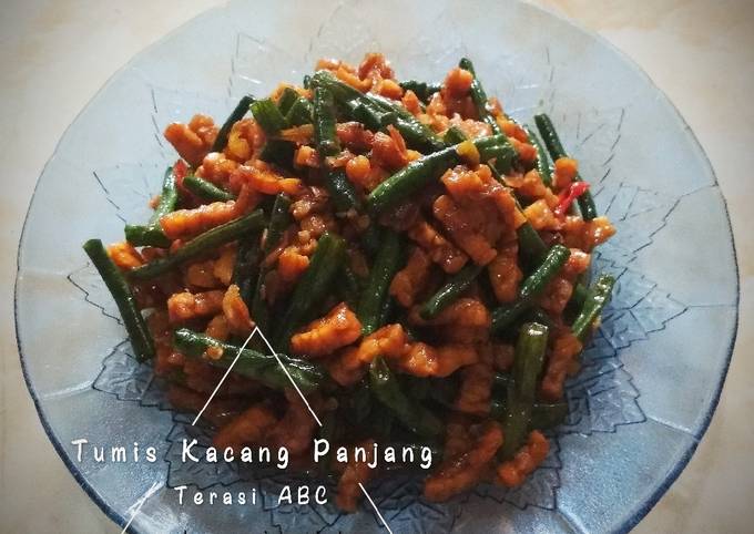 Cara Gampang Membuat Tumis Kacang Panjang | Terasi ABC yang Bikin Ngiler