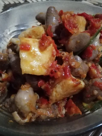 Cara Mudah Membuat Resep Sambal jantung ayam dan tahu yang Lezat Sekali Anti Ribet, Mantap